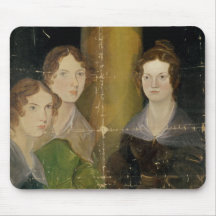 Portrait of the Bronte Sisters, c.1834 Mousepads