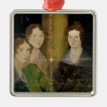 Portrait of the Bronte Sisters, c.1834 Christmas Ornament