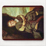Portrait Of The Court Dwarf Francisco Lezcano mousepads