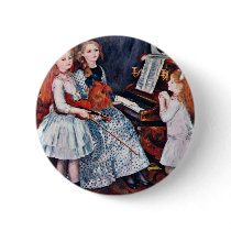 Portrait Of The Daughters Of Catulle-Mendes Pin