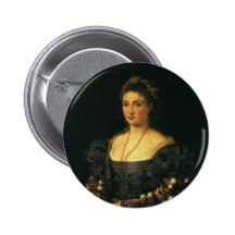 Portrait of the Duchess of Urbino by Titian Button