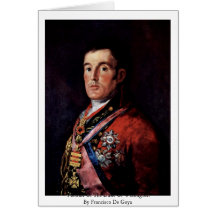 Portrait Of The Duke Of Wellington Greeting Card