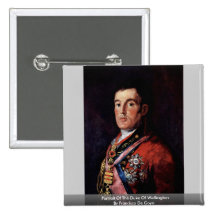 Portrait Of The Duke Of Wellington Pin