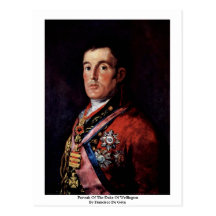 Portrait Of The Duke Of Wellington Postcard