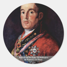 Portrait Of The Duke Of Wellington Stickers