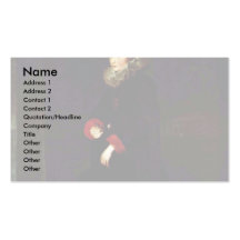 Portrait Of The Marchesa Spinola Geronima Business Card Template