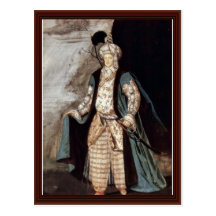 Portrait Of The Margrave Ludwig Wilhelm Von Baden Postcard