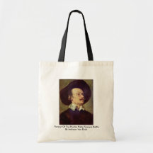 Portrait Of The Painter Pieter Snayers Battle Canvas Bag