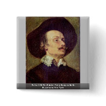 Portrait Of The Painter Pieter Snayers Battle Buttons