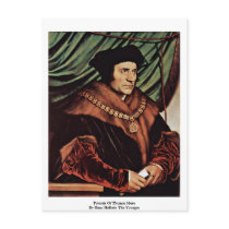 Portrait Of Thomas MoreBy Hans Holbein The Younger Post Cards