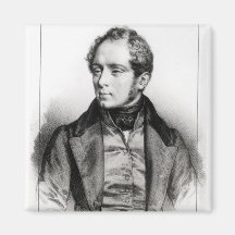 Portrait of Vincenzo Bellini Fridge Magnets