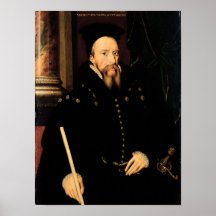 Portrait of William Cecil Print