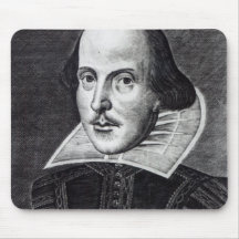 Portrait of William Shakespeare Mousepads