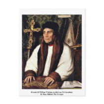 Portrait Of William Warham Archbishop Postcard
