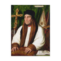 Portrait of William Warham Postcard