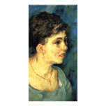 Portrait of Woman in Blue by Vincent van Gogh photo cards
