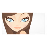 Portrait of Woman Custom Photo Card