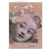 Portrait presumed to be Rosalie Greeting Card