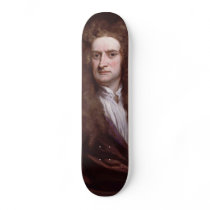 Portrait Sir Isaac Newton by Sir Godfrey Kneller Skate Board Decks
