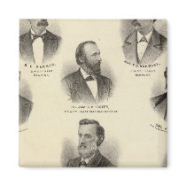 Portraits of BF Parker, TD Kanouse Magnet