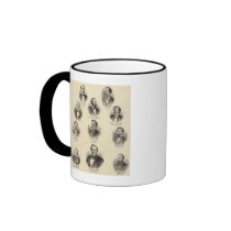 Portraits of BF Parker, TD Kanouse Coffee Mug