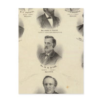Portraits of BF Parker, TD Kanouse Post Cards