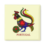 Portugal barcelos "galo" jogador de futebol magnets
