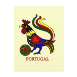Portugal barcelos "galo" jogador de futebol postcards