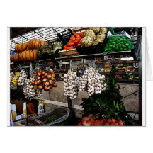Portugal  Farmers Market Greeting Card