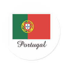 Portugal Flag Design stickers