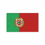 Portugal flag embroidered men's t-shirt embroidered shirts