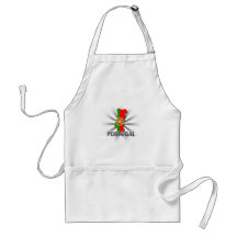 Portugal Flag Map 2.0 Aprons