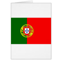 Portugal Flag Products Greeting Cards