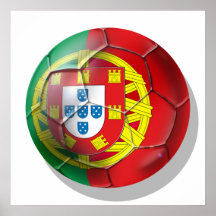 Portugal National football soccer team fans Tees Posters