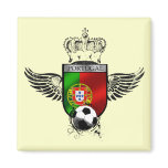 Portugal Soccer Refrigerator Magnet