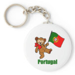 Portugal Teddy Bear Keychain