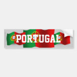 Portugal Waving Flag Bumper Stickers