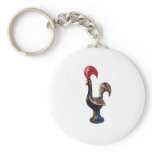 Portuguese Lucky Rooster keychains