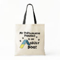 Portuguese Podengo Agility Dog Tote Bag