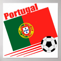 Portuguese Soccer Team Poster