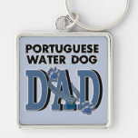 Portuguese Water Dog DAD Key Chain