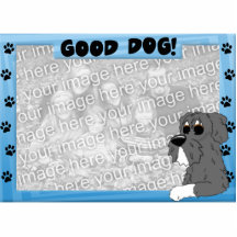 Portuguese Water Dog Photo Frame Cut Out