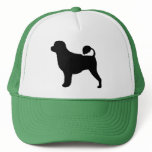 Portuguese Water Dog Silhouette hats