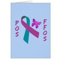 POS-FFOS Suicide Survivors Ribbon & Butterfly Greeting Cards
