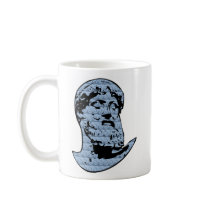 Poseidon statue coffee mug