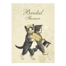 Posh Cats Wedding Custom Invites