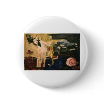 POSH PEOPLE 52X37 ACRILIC ON PAPER 2010 PINBACK BUTTONS