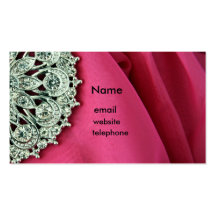 Posh Pink Business Cards