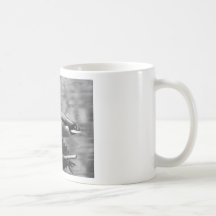 Posing Duck In B&W Mugs