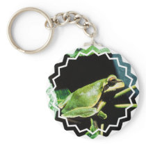Posing Frog Keychain